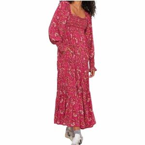 NWT Free People Sweet Escape Maxi Dress in Pink Size large
